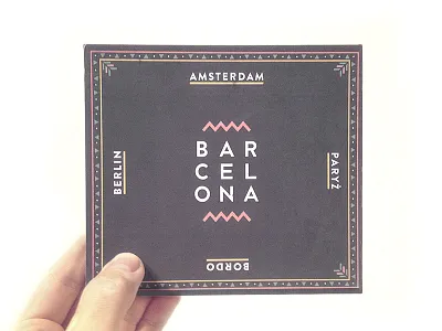 Ride & Travel Printed Cover cover print type typography