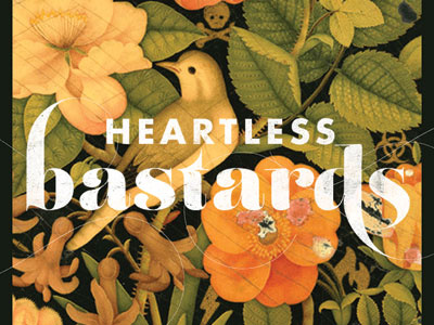 Heartless Bastards Mystery Barn Session bird gig poster heartless bastards shitty barn