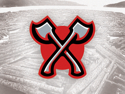 Axemen axe axemen branding fantasy identity logo lumberjack portland sports