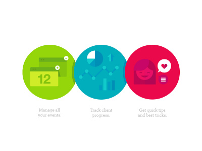 Icons bright icons infographic