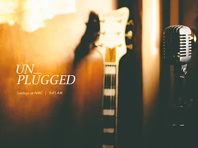 Unplugged church design eden creative indiana music outlet plug typography worship