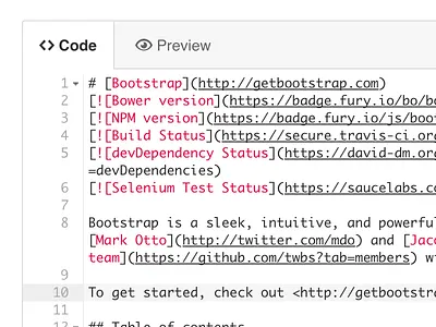 Updated GitHub web editor ace code css github gray html white