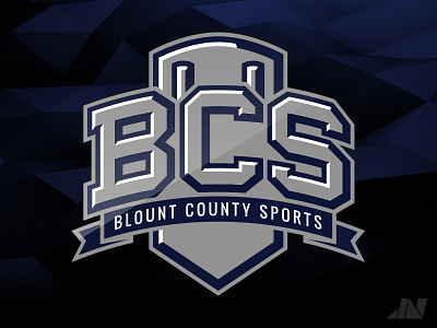 Blount County Sports (Primary) bcs blount county sports brand facility identity illustrator logos