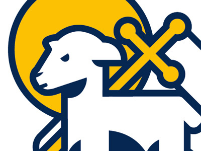 City brand experiment animal brand illustration lamb logo pne preston sheep vector