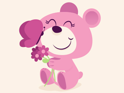 Little Bear cartoon childrens editorial humorous illustration