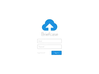 Login Screen brandon grotesque clean flat form login simple