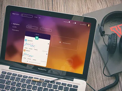 Air Dash Mock app clean dash dashboard ios7 light