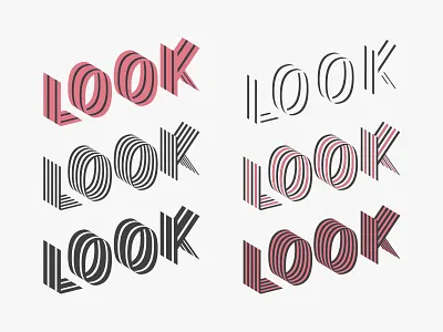 Bend Layers 3d black contemporary font layers ribbon stripes typeface typography white