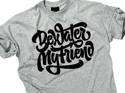 T-shirt #2 brush lettering print script t shirt typography