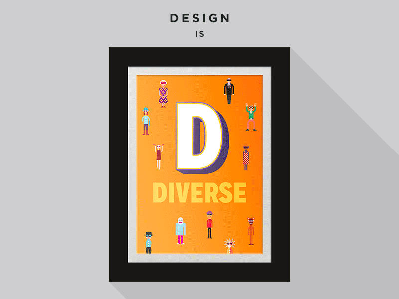 Design Acronym (Design is...) by Jad Limcaco on Dribbble