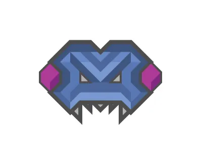 Tick alien amoeba creature game art monster tick