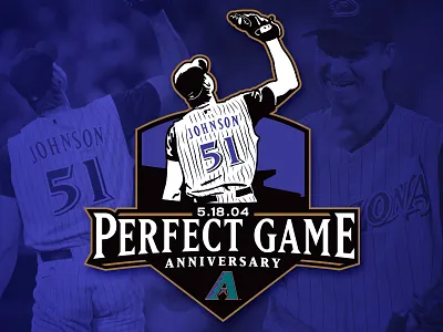 Randy Johnson - Perfect Game Anniversary anniversary baseball d backs perfect game randy johnson