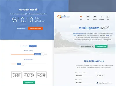 Mutluparam Landing abank adaptive banking landing money mutluparam responsive ui ux website