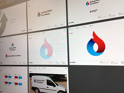 Sydney Wide Hot Water Branding cold fire hot logo tisa water