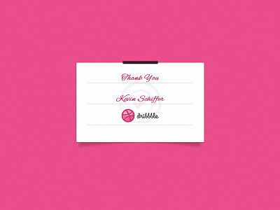 Dribbble Invite dribbble invite thank you