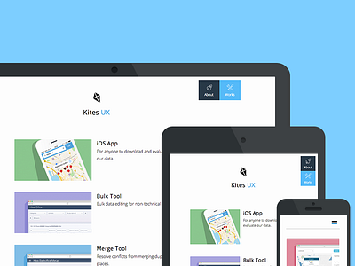 Kites UX Responsive portfolio