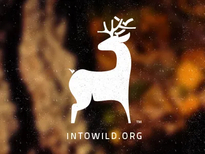 Stag Logo into logo simple stag wild