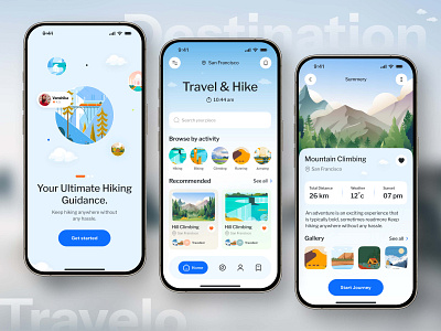 Travel app design exploration adventure app app design app exploration app ui apps booking mobile mobile ui tour tourism tourist travel travel agency travel app travel app design trip ui vacation