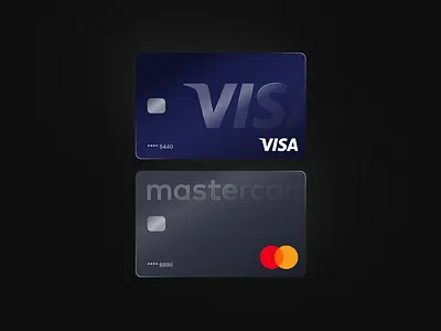 Generic Credit Cards card credit card gradient mastercard metal metallic minimalistic reflex visa