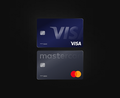 Generic Credit Cards card credit card gradient mastercard metal metallic minimalistic reflex visa