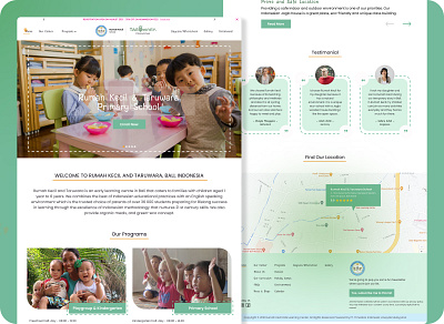 Rumah Kecil & Taruwara School Bali graphic design illustration ui ux web