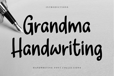 Grandma Handwriting handwriting font special event fonts