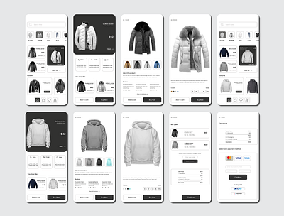 E-Commerce mobile app UI design with 3D mockup android app app design app ui ios app mobile app mobile app ui ui ui design uiux uiux design ux ux design