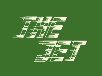 The Jet hand lettering lettering micron texture