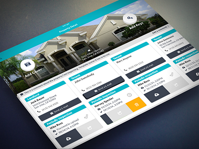 Property Details app blue box cover design ios ipad nicolas fallourd screen texture ui ux