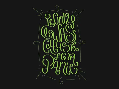 If Only illustrator type vector