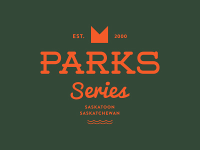 Parks Series branding canada heritage identity lockup logo mark nature parks saskatchewan