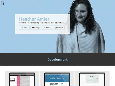 heatheramler.com portfolio responsive web design