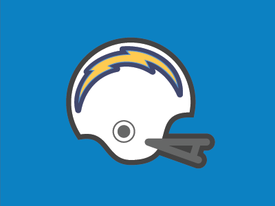 Chargers Helmet chargers football graphic design helmet nfl personal vector