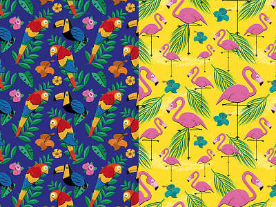 Wing's Hawaiian Prints - 8 Seamless Patterns hawaii hawaiian patterns prints seamless
