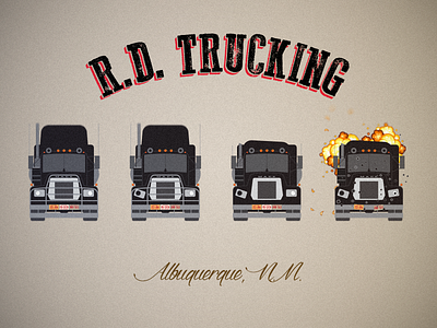 Life of Rubber Duck convoy illustration movie rubber duck trucks