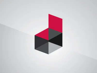 Nissan of Duarte 3d corporate branding cube logo mark modern transparent