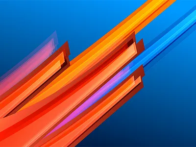 Firelight art background blue design orange red vector vivid wallpaper