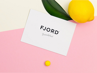 Fjord Breakfast branding breakfast fjord internship mockup template