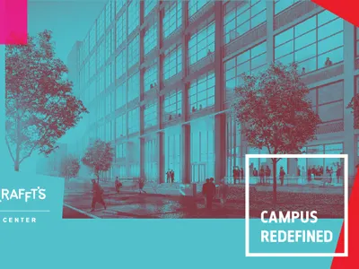 Collateral brand detail photo print tri fold turqoise