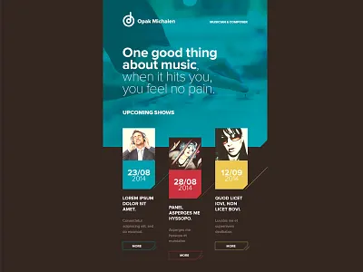 Sth new. blue brown dark dj music newsletter