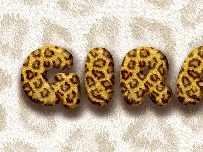 Giraffe giraffe layer effects photoshop photoshop style psd text text effect text style