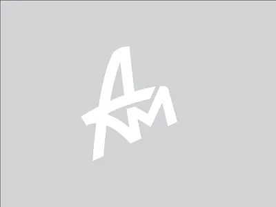 AM logo am brand clean letters logo monogram personal simple