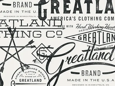 Greatland Identity badges eagles made in the usa retail