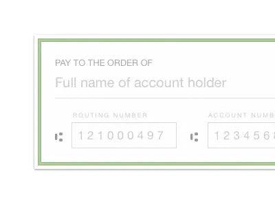 Pay to the order of... check gumroad