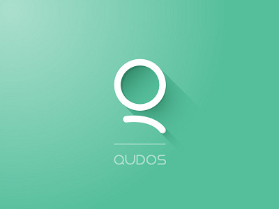 Qudos Logo branding flat identity logo qudos