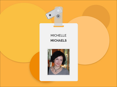 pass card badge flat ui