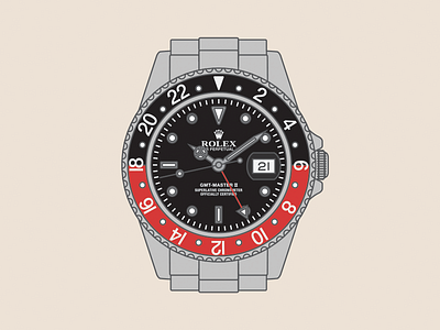 Rolex GMT Master II illustration rolex watch