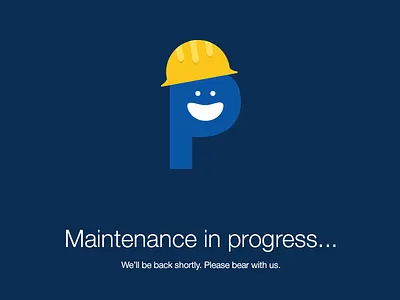 Maintenance in progress... 404 down downtime illustration maintenance