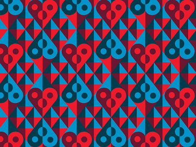 Suits Pattern cards flat fragment geometric minimal modern pattern repeat simple vector wip