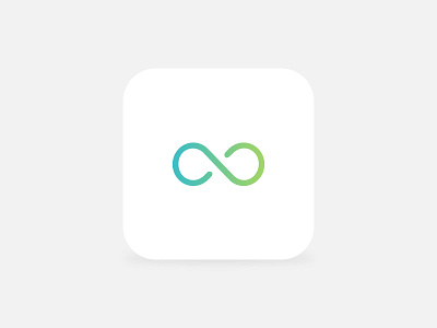 Infinity Icon iOS 7 clean gradient icon ios iphone minimal ultralinx